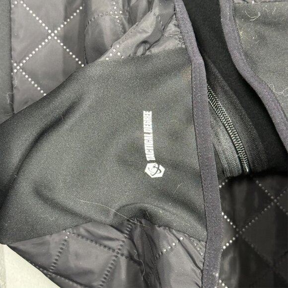 CCM Guelph Storm OHL Full Zip Up Quilted Track Jacket Windbreaker Black Small - Picture 7 of 8